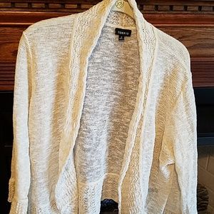 Bell Sleeve Crochet Cardigan